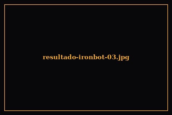 Print de operação do Iron Bot Kombiner com resultado positivo